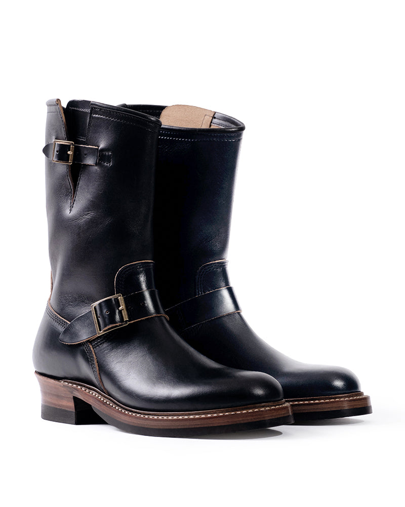 WABASH ENGINEER BOOTS / HORWEEN LEATHER CXL BLACK