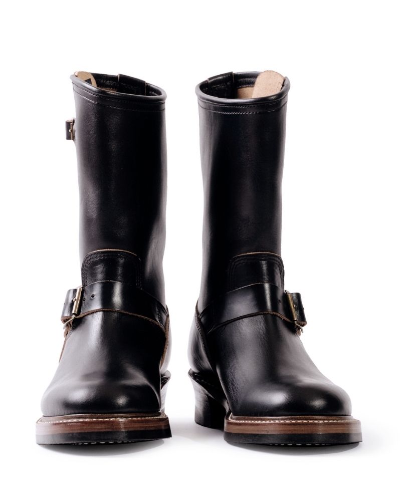 WABASH ENGINEER BOOTS / HORWEEN LEATHER CXL BLACK