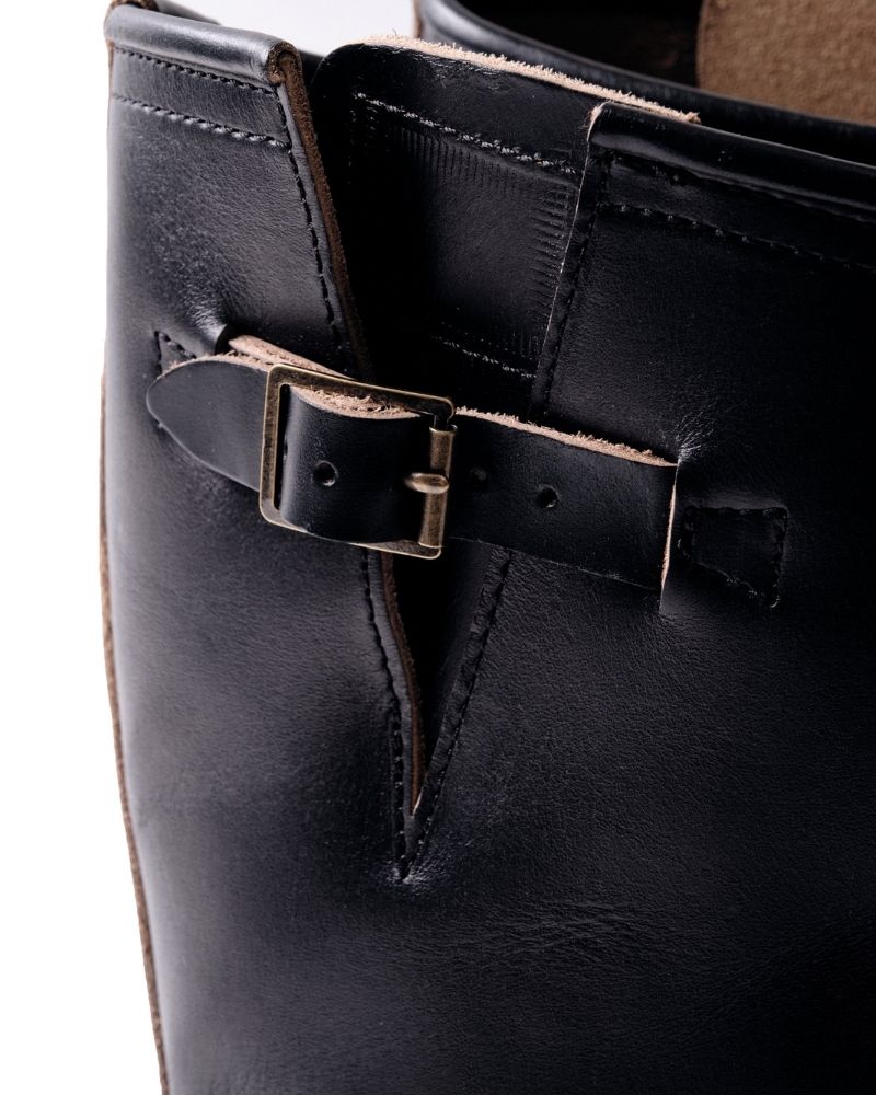 WABASH ENGINEER BOOTS / HORWEEN LEATHER CXL BLACK