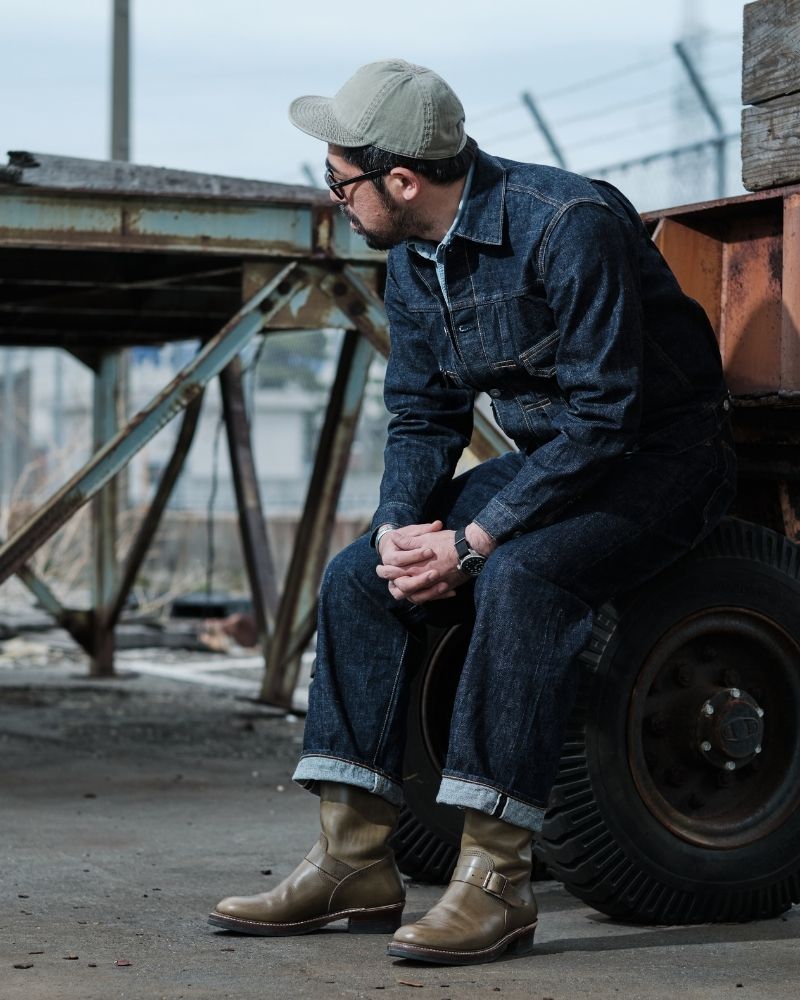 WABASH ENGINEER BOOTS / BADALASSI CARLO LEATHER GRIGIO