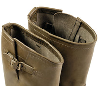 WABASH ENGINEER BOOTS / BADALASSI CARLO LEATHER GRIGIO