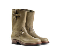 WABASH ENGINEER BOOTS / BADALASSI CARLO LEATHER GRIGIO