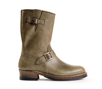 WABASH ENGINEER BOOTS / BADALASSI CARLO LEATHER GRIGIO