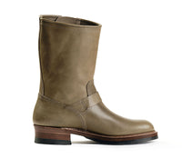 WABASH ENGINEER BOOTS / BADALASSI CARLO LEATHER GRIGIO