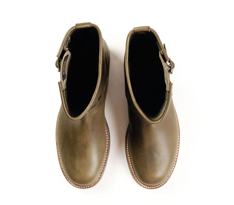 【PRE-ORDER 2025】WABASH ENGINEER BOOTS / BADALASSI CARLO LEATHER GRIGIO