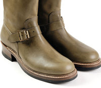 WABASH ENGINEER BOOTS / BADALASSI CARLO LEATHER GRIGIO