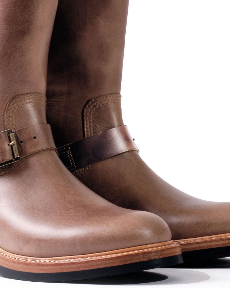 WABASH ENGINEER BOOTS / HORWEEN LEATHER CXL NATURAL