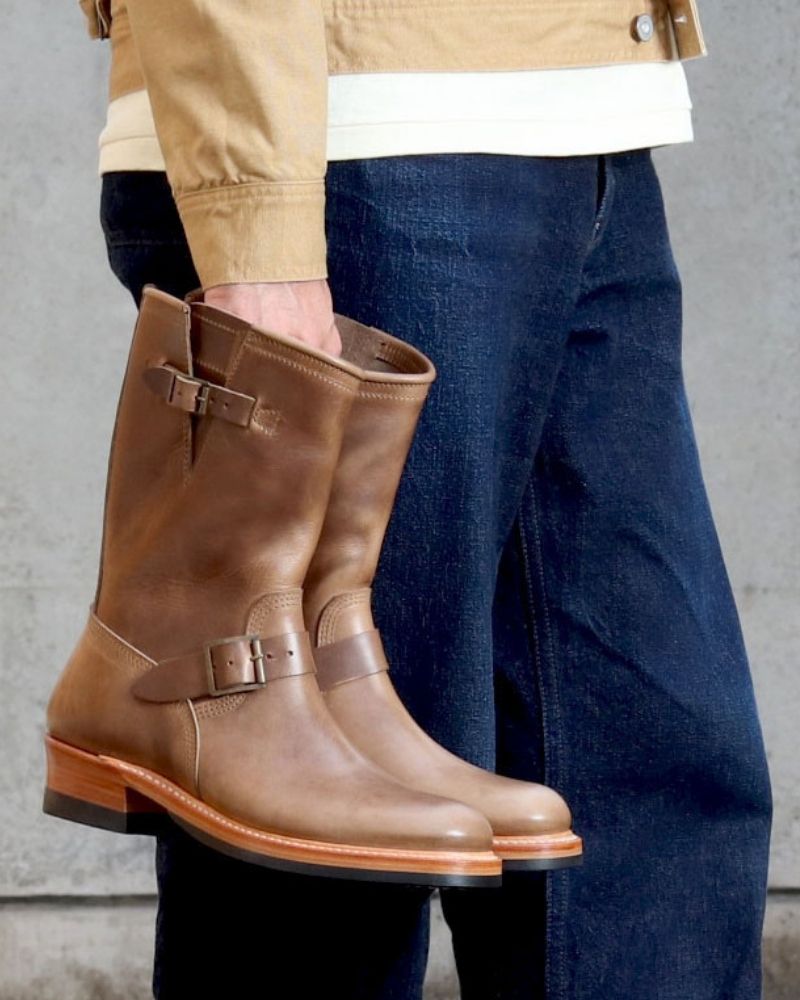 【PRE-ORDER】WABASH ENGINEER BOOTS / HORWEEN LEATHER CXL NATURAL