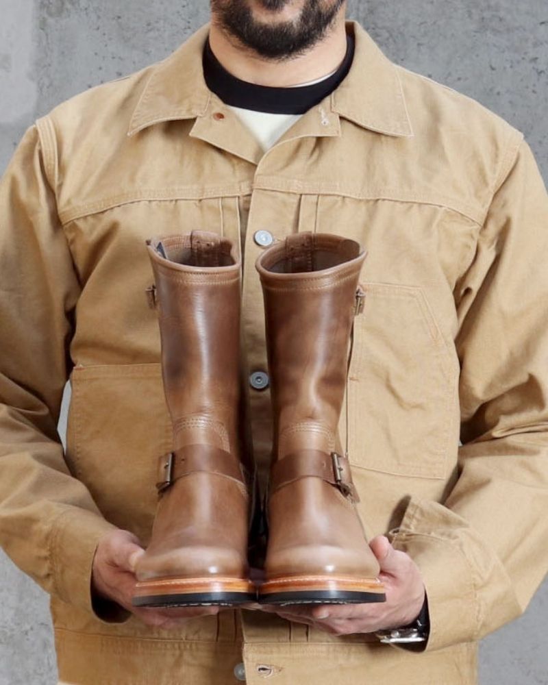 【PRE-ORDER】WABASH ENGINEER BOOTS / HORWEEN LEATHER CXL NATURAL