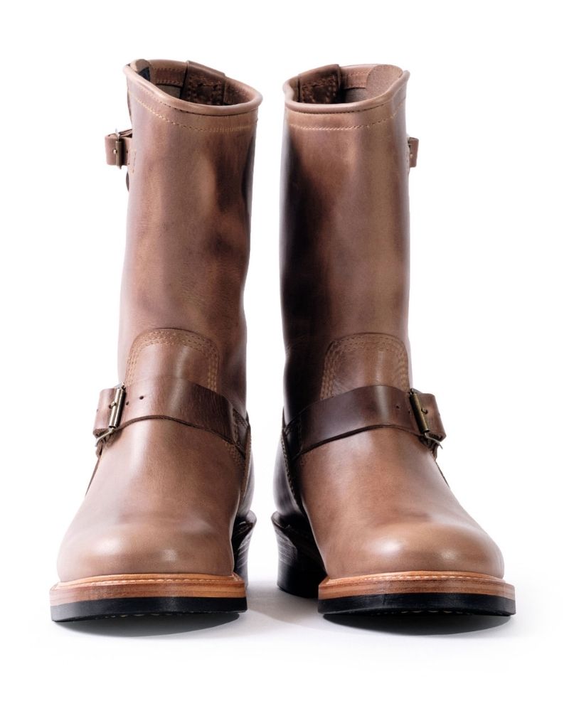 WABASH ENGINEER BOOTS / HORWEEN LEATHER CXL NATURAL