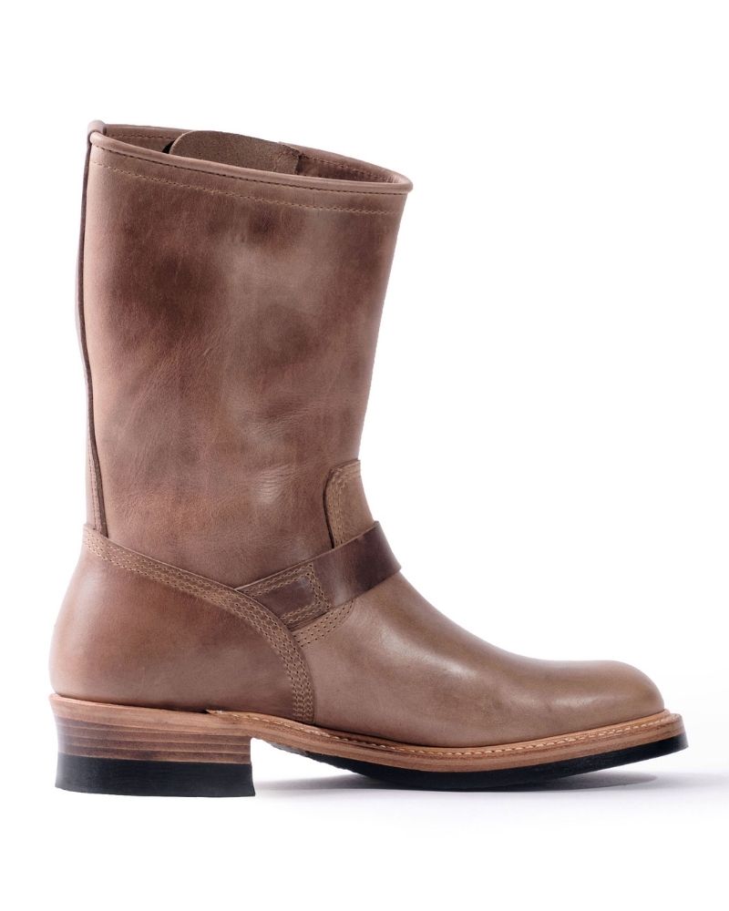 WABASH ENGINEER BOOTS / HORWEEN LEATHER CXL NATURAL