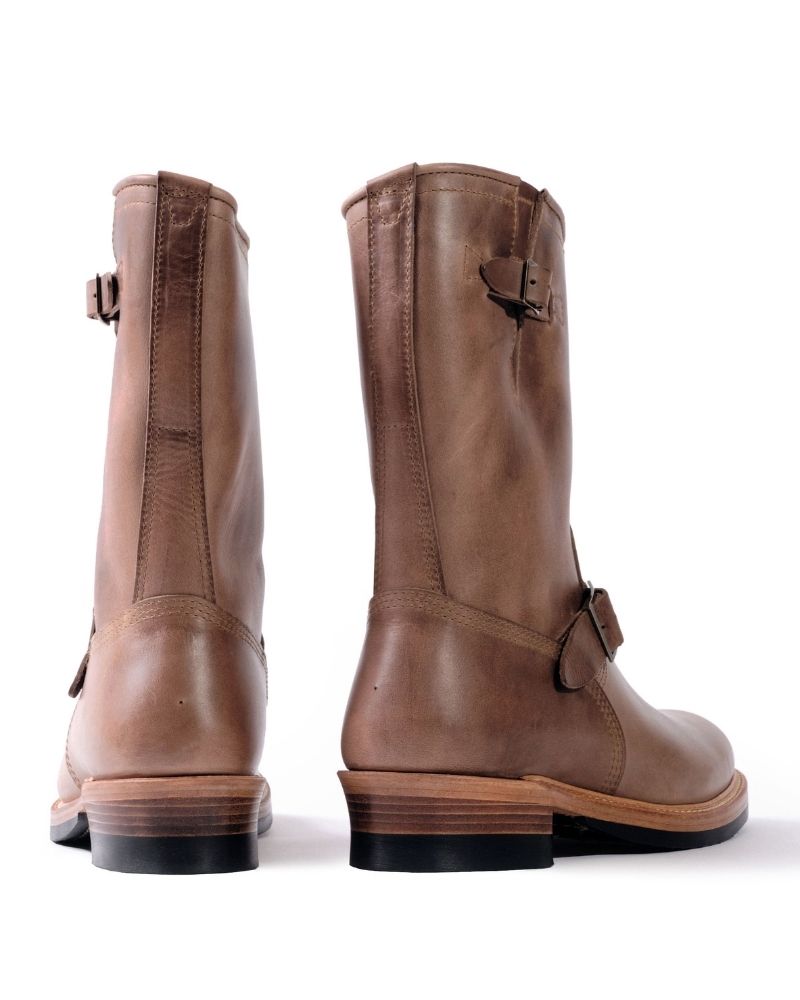 WABASH ENGINEER BOOTS / HORWEEN LEATHER CXL NATURAL