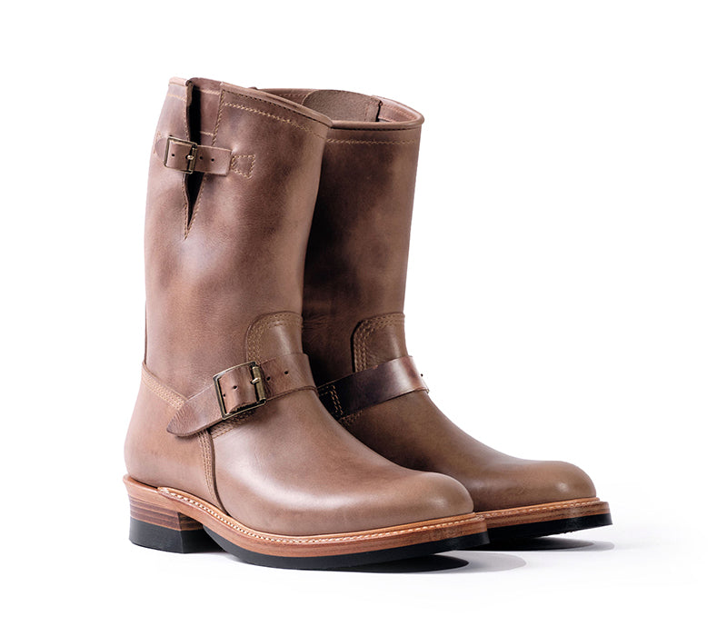 WABASH ENGINEER BOOTS / HORWEEN LEATHER CXL NATURAL