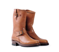 WABASH ENGINEER BOOTS / BADALASSI CARLO LEATHER COGNAC