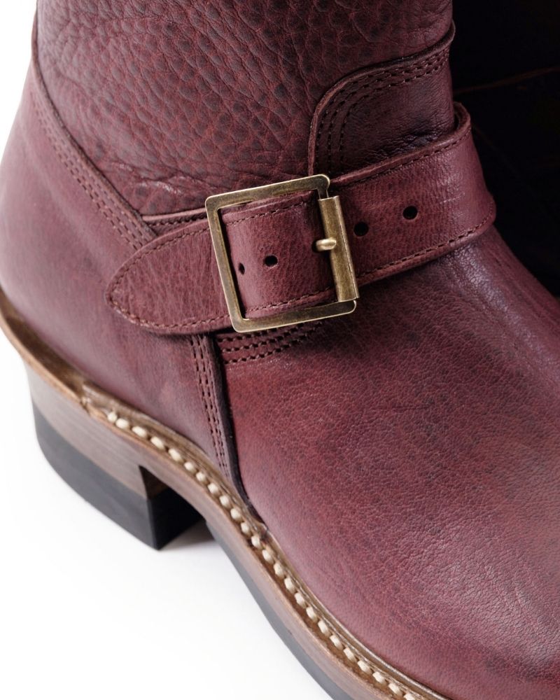 【PRE-ORDER】WABASH ENGINEER BOOTS / EZO SHIKA DEERSKIN BURNT BURGUNDY