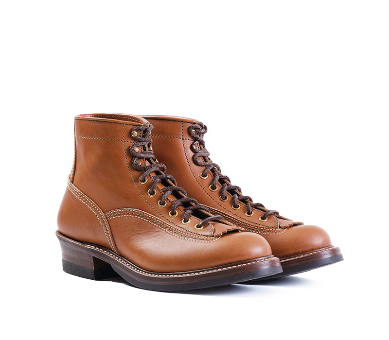【PRE-ORDER】DONKEY PUNCHER BOOTS / BADALASSI CARLO LEATHER COGNAC