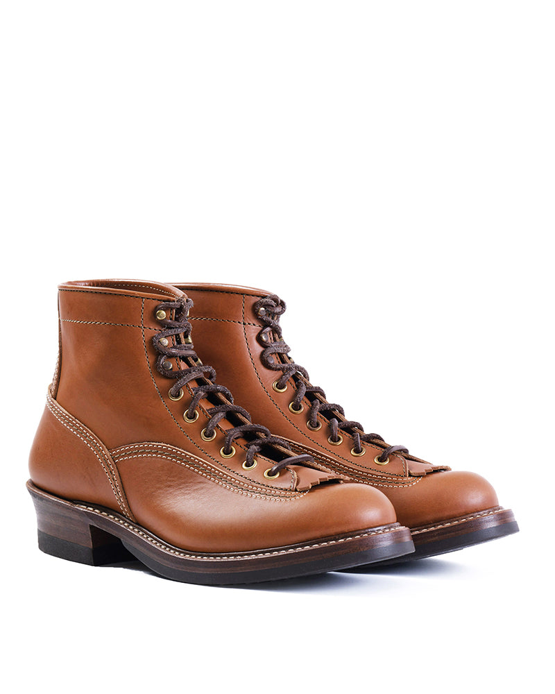 DONKEY PUNCHER BOOTS / BADALASSI CARLO LEATHER COGNAC
