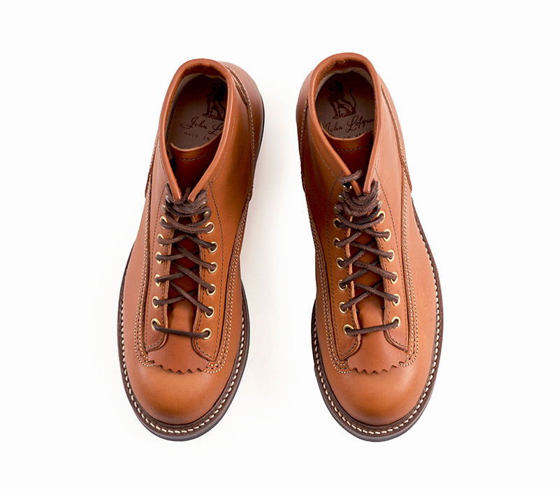 【PRE-ORDER】DONKEY PUNCHER BOOTS / BADALASSI CARLO LEATHER COGNAC