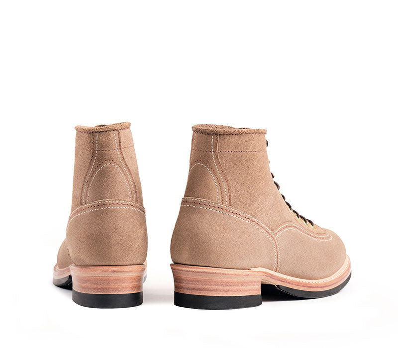 DONKEY PUNCHER BOOTS / HORWEEN LEATHER CXL NATURAL ROUGHOUT