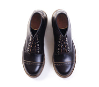 COMBAT BOOTS / HORWEEN LEATHER CXL BLACK