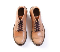 WEBSITE EXCLUSIVE OFFER COMBAT BOOTS / SHINKI HIKAKU SHELL CORDOVAN NATURAL