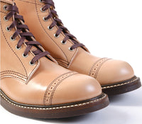 WEBSITE EXCLUSIVE OFFER COMBAT BOOTS / SHINKI HIKAKU SHELL CORDOVAN NATURAL