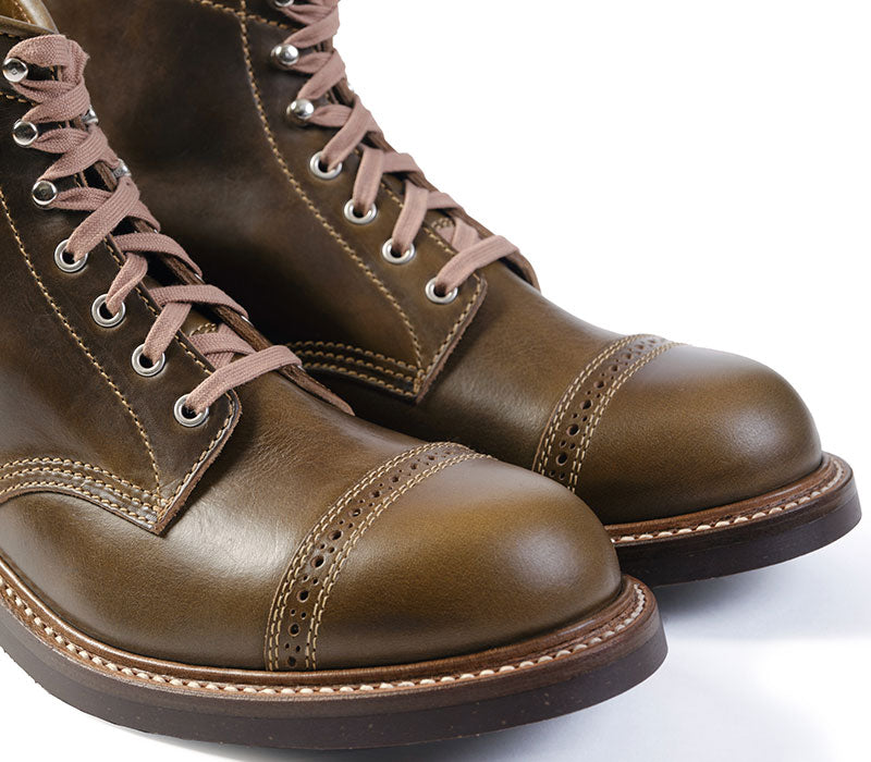 【PRE-ORDER】COMBAT BOOTS / HORWEEN LEATHER CXL DARK OLIVE