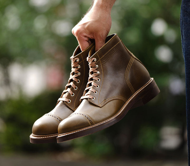 【PRE-ORDER】COMBAT BOOTS / HORWEEN LEATHER CXL DARK OLIVE