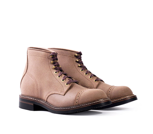 【PRE-ORDER 2024】COMBAT BOOTS / HORWEEN LEATHER CXL NATURAL ROUGHOUT