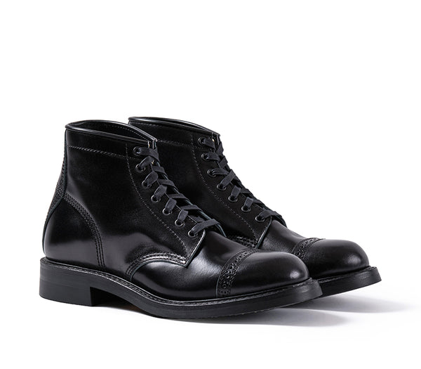 CHRISTMAS 2025 LIMITED EDITION / BLACK OPS COMBAT BOOTS / SHINKI HIKAKU SHELL CORDOVAN