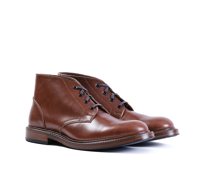 THE STEADFAST CHUKKA BOOTS / FRENCH CALFSKIN BROWN – John Lofgren Bootmaker