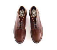 THE STEADFAST CHUKKA BOOTS / SHINKI HIKAKU SHELL CORDOVAN COGNAC