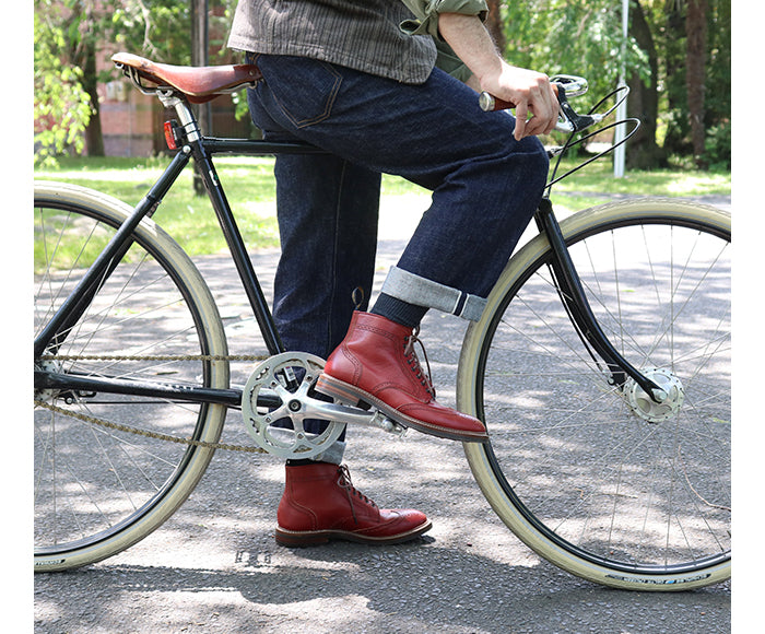 GLOVER BROGUES / CONCERIA 800 VACCHETTA BURGUNDY – John