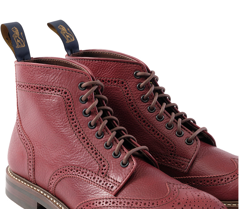 GLOVER BROGUES / CONCERIA 800 VACCHETTA BURGUNDY