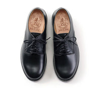 USN LOW QUARTER SHOES / FRENCH CALFSKIN BLACK