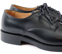 USN LOW QUARTER SHOES / FRENCH CALFSKIN BLACK