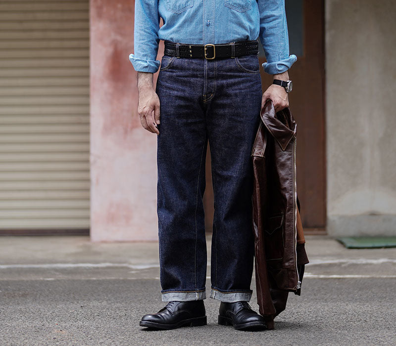 【PRE-ORDER】USN LOW QUARTER SHOES / FRENCH CALFSKIN BLACK