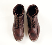 MOHAWK MOCCASIN BOOTS / EZO SHIKA DEERSKIN BURNT BURGUNDY