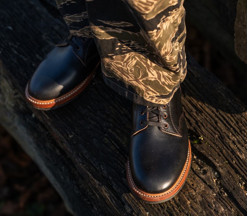 XHARATHORN ブラックメタル　BLACKL PRE-ORDER】EL CAPITAN BOOTS / HORWEEN LEATHER CXL BLACK