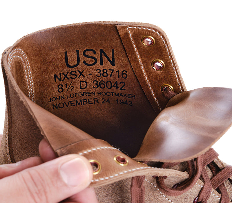 【PRE-ORDER】US NAVY N-1 FIELD SHOES BOONDOCKERS / HORWEEN LEATHER CXL NATURAL ROUGHOUT