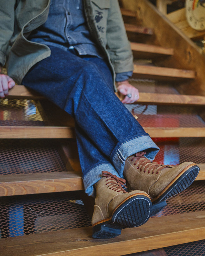 【PRE-ORDER】US NAVY N-1 FIELD SHOES BOONDOCKERS / HORWEEN LEATHER CXL NATURAL ROUGHOUT