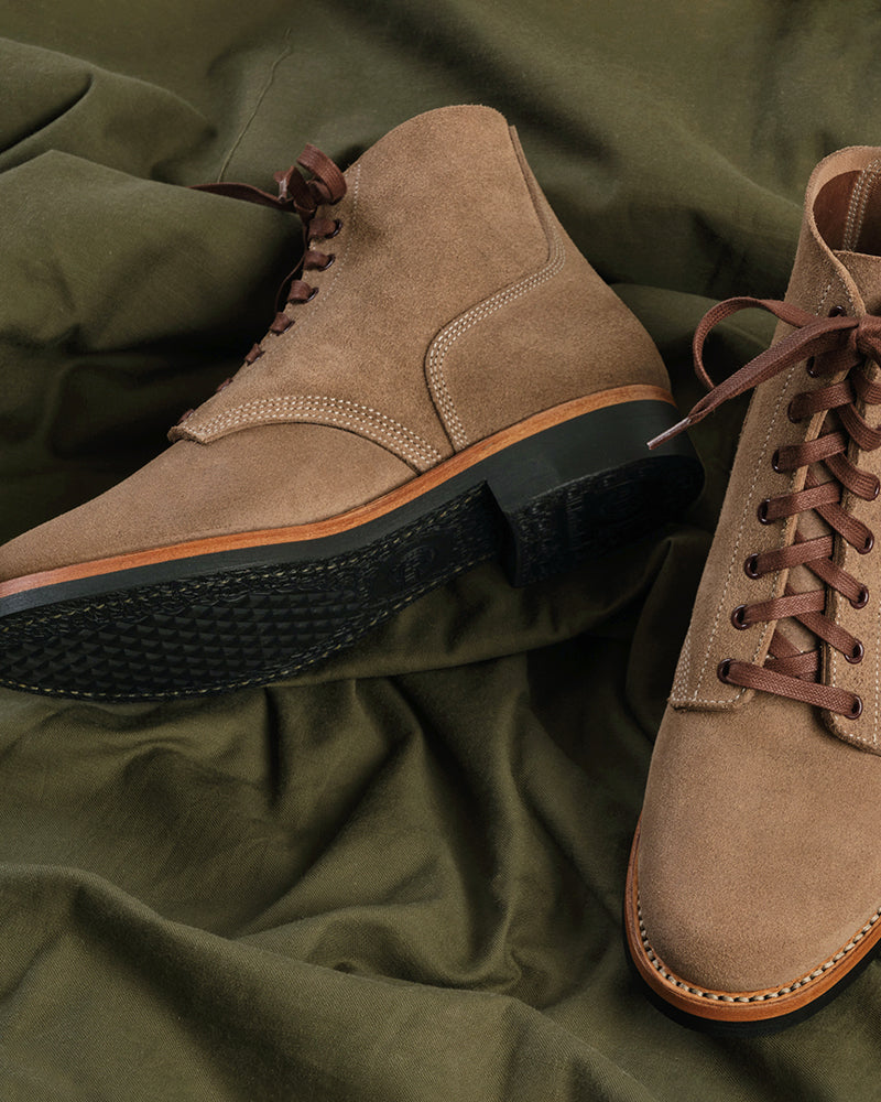 【PRE-ORDER】US NAVY N-1 FIELD SHOES BOONDOCKERS / HORWEEN LEATHER CXL NATURAL ROUGHOUT