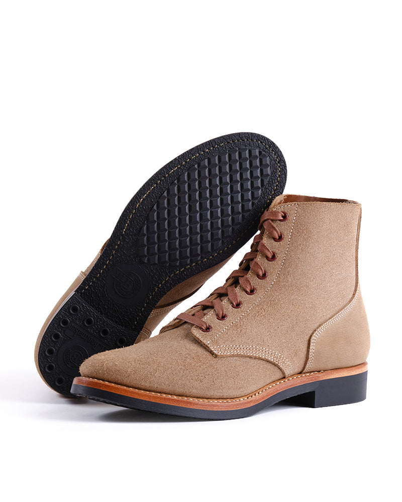 US NAVY N-1 FIELD SHOES BOONDOCKERS / HORWEEN LEATHER CXL NATURAL ROUG