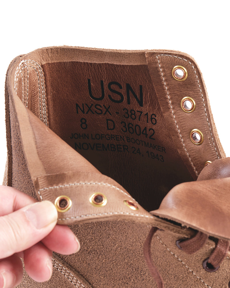 【PRE-ORDER】US NAVY N-1 FIELD SHOES BOONDOCKERS / HORWEEN LEATHER CXL NATURAL ROUGHOUT