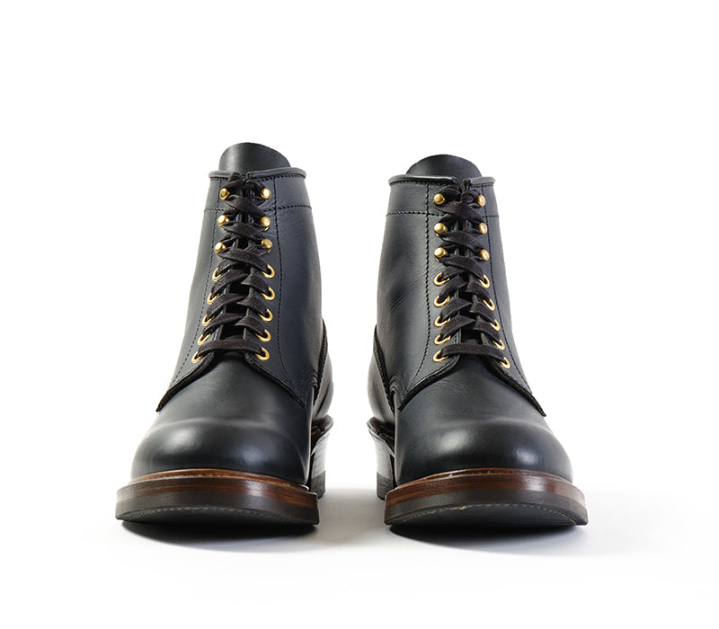 STEEL GANG SW BOOTS / BADALASSI CARLO / VEGETABLE TANNED LEATHER BLACK