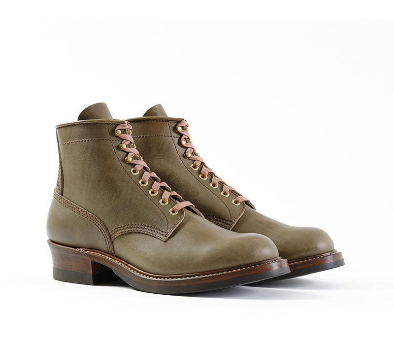 STEEL GANG SW BOOTS / BADALASSI CARLO / VEGETABLE TANNED LEATHER GRIGIO