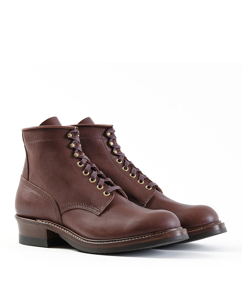 STEEL GANG SW BOOTS / BADALASSI CARLO LEATHER TOBACCO