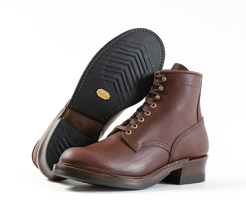 STEEL GANG SW BOOTS / BADALASSI CARLO LEATHER TOBACCO