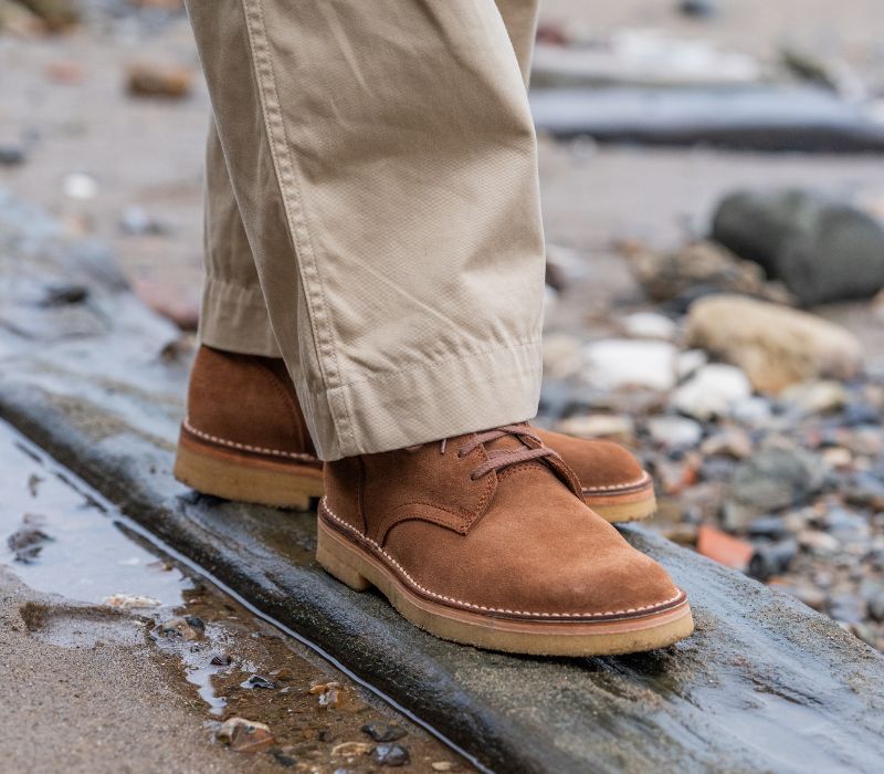 SAHARA BOOTS / JAPANESE SUEDE MUSTARD