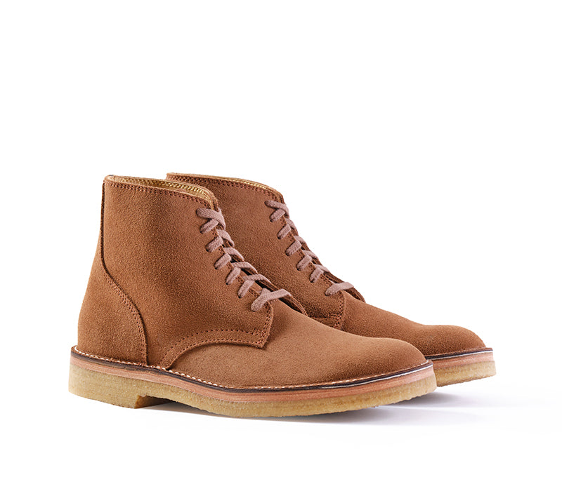 コウシロウ SAHARA BOOTS / JAPANESE SUEDE MUSTARD – John Lofgren Bootmaker